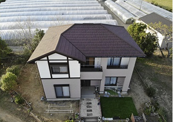 ドローンを使った俯瞰写真