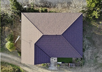 ドローンを使った俯瞰写真